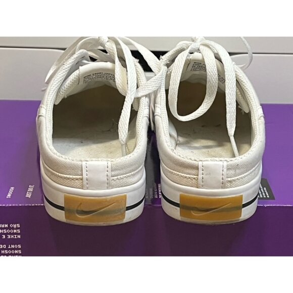 Nike Women's Court Legacy Mule White Size 8.5 Shoes EUC No Box DB3970-100 Loafer - Picture 4 of 7